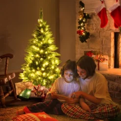 Costway 5ft Pre-lit PVC Artificial Half Christmas Tree 250 LED Lights -Northlight Sale GUEST e7b62388 f54f 4e60 b7a7 f97ccb54c455