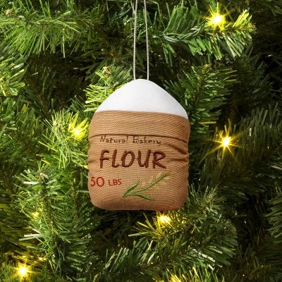 Christmas Fabric Flour Ornament - Wondershop™ 3 Christmas Fabric Flour Ornament - Wondershop™