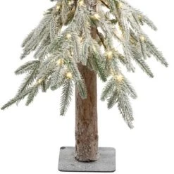 Northlight Pre-Lit Flocked Battery Operated Alpine Artificial Christmas Tree - 3' - Clear LED Lights 14 Northlight Pre-Lit Flocked Battery Operated Alpine Artificial Christmas Tree - 3' - Clear LED Lights -Northlight Sale GUEST e9e6ce81 edc5 4570 a70c d44e96f2224d