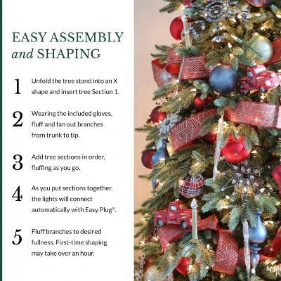 Balsam Hill 7.5' Clear LED Stratford Spruce Tree 12 Balsam Hill 7.5' Clear LED Stratford Spruce Tree - Image 10