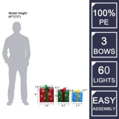LuxenHome Set Of 3 Colored Presents Lighted Holiday Decoration Multi-Color 20 LuxenHome Set Of 3 Colored Presents Lighted Holiday Decoration Multi-Color -Northlight Sale GUEST eb8b671e cd61 4ddc 947e 0787fd888cd4