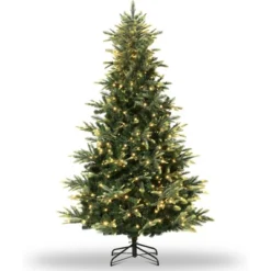 7.5ft Pre-Lit SlimChristmas Tree With 700Incandescent Lights - Artificial Pencil Xmas Tree With Metal Stand For Home, Office, Apartment Holiday Decor -Northlight Sale GUEST eef629bd 6bfd 4658 8e91 cea44523dfe3