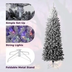 4.5/6/7.5/9 FT Artificial Christmas Tree, Christmas Tree With Decoration, Metal Base Easy Assembly For Home, Office, Party, Holiday Decor 28 4.5/6/7.5/9 FT Artificial Christmas Tree, Christmas Tree With Decoration, Metal Base Easy Assembly For Home, Office, Party, Holiday Decor -Northlight Sale GUEST efcfc24b dbb8 4d27 a3a3 028655c04fce