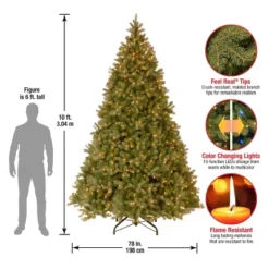National Tree Company Pre-lit Feel Real Downswept Douglas Fir Artificial Christmas Tree With Dual Color LED Lights -Northlight Sale GUEST eff13f6c b559 4cd8 8688 bc13bddb757e