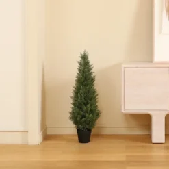 DR.Planzen Faux Cypress Topiary Trees For Outdoors, Fake Cypress Trees For Home Decor Office Living Room Porch Patio Perfect Housewarming Gift -Northlight Sale GUEST f1ff9315 f6e4 4a72 b0c3 96cb407aba69