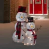 Northlight Lighted Tinsel Snowmen Family Christmas Yard Decorations - Clear Lights - Set Of 2 -Northlight Sale GUEST f291398e a0ae 4652 af12 2ed4b0a4b137