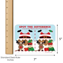 Big Dot Of Happiness Jolly Santa Claus - 2-in-1 Christmas Party Cards - Activity Duo Games - Set Of 20 -Northlight Sale GUEST f39d3a63 a54b 415f a249 58997d897526