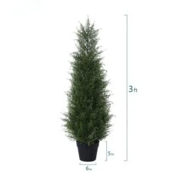 DR.Planzen Faux Cypress Topiary Trees For Outdoors, Fake Cypress Trees For Home Decor Office Living Room Porch Patio Perfect Housewarming Gift -Northlight Sale GUEST f4f9863d ece3 4146 8c1f 59fb2056c7a1