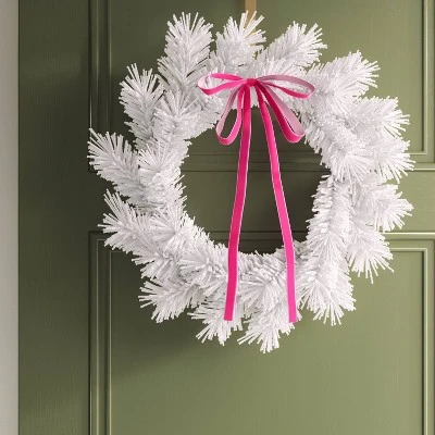 4ct Christmas Fabric Bows Hot Pink - Wondershop™ 3 4ct Christmas Fabric Bows Hot Pink - Wondershop™