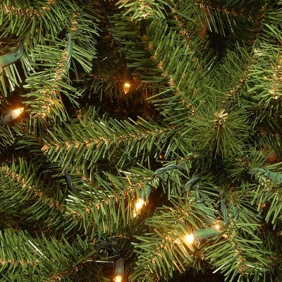 Prelit Slim Aspen Spruce Artificial Christmas Tree Clear Lights - National Tree Company 4 Prelit Slim Aspen Spruce Artificial Christmas Tree Clear Lights - National Tree Company - Image 2
