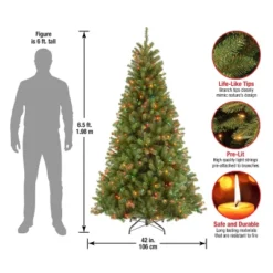 Prelit North Valley Spruce Artificial Christmas Tree Multicolor Lights - National Tree Company -Northlight Sale GUEST f78d9a80 3c27 4546 80bb a0a01f095120