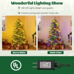 Costway 6/7.5/9 FT Artificial Christmas Tree With 714/1162/1770 Branch Tips 260/280/560 LED Lights 3 Timers Remote -Northlight Sale GUEST f7a80c78 ef23 48ec 8bfa 55f1210a5a47