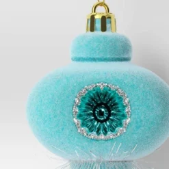 Christmas Flocking Ornament With Reflector Aqua - Wondershop™ 5 Christmas Flocking Ornament With Reflector Aqua - Wondershop™ -Northlight Sale GUEST f7c5625d 833e 4536 bf57 22ae2c49a43a