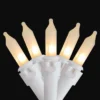 Northlight Frosted Mini Christmas Light Set - Clear - 24.5' White Wire - 50ct -Northlight Sale GUEST f91743c8 d575 4e59 a166 4b326929b25a