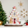 Northlight Snowy Gingerbread Peppermint House With Snowman Christmas Decoration - 11" 2 Northlight Snowy Gingerbread Peppermint House With Snowman Christmas Decoration - 11" -Northlight Sale GUEST fa4b3efe 11af 40c5 8a8b 2bac6ab3d316