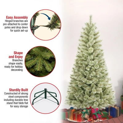 6' Unlit Hinged Arcadia Cashmere Pine Artificial Christmas Tree - National Tree Company 6 6' Unlit Hinged Arcadia Cashmere Pine Artificial Christmas Tree - National Tree Company - Image 4