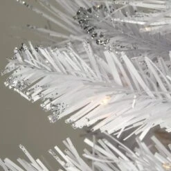 National Tree Company 6ft National Christmas Tree Company Pre-Lit Winchester White Pine Hinged Artificial Christmas Tree With Silver Glitter & 350 Clear Lights -Northlight Sale GUEST fb876cc4 f9ae 4b04 a2e9 db271dcb1e6f