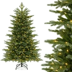 Costway 5 FT Artificial Christmas Tree With 1426 Lush PVC & PE Tips 200 LED Lights -Northlight Sale GUEST fc4498ec 714b 47e2 a6c9 aa811a3393a2