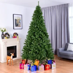 Costway 6FT/7.5FT/9FT PVC Christmas Tree Hinged Solid Metal Legs -Northlight Sale GUEST fc4d08b5 2b87 4c64 be16 ace0991636b2