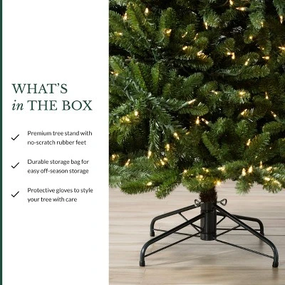 Balsam Hill 7.5' Color Clear LED Classic Blue Spruce Tree 11 Balsam Hill 7.5' Color Clear LED Classic Blue Spruce Tree - Image 9