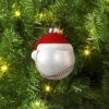 4" Christmas Glass Baseball With Hat Ornament - Wondershop™ -Northlight Sale GUEST fd80d675 3d2f 4e8e 8247 d119922ef5b8
