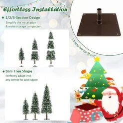 Costway Pre-Lit Christmas Tree Set Of 3 Slim Artificial Lighted Xmas Decoration 3/4/5 FT -Northlight Sale GUEST fdbbdf99 58a4 44f1 a68c 806e92c6a295