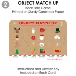 Big Dot Of Happiness Jolly Santa Claus - 2-in-1 Christmas Party Cards - Activity Duo Games - Set Of 20 -Northlight Sale GUEST fed91cd8 df38 4034 a2c2 ecb540b903f2