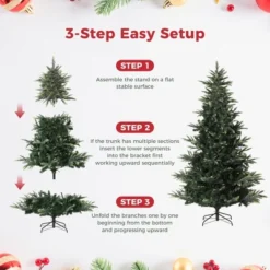 Pre-Lit Slim Aspen Fir Artificial Christmas Tree | 350 UL Clear Lights, Metal Stand -Northlight Sale GUEST fffa88cf 0baf 42f6 b517 690e174184fb