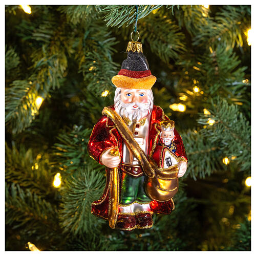 Northlight Sale -Northlight Sale german santa claus blown glass christmas tree ornament